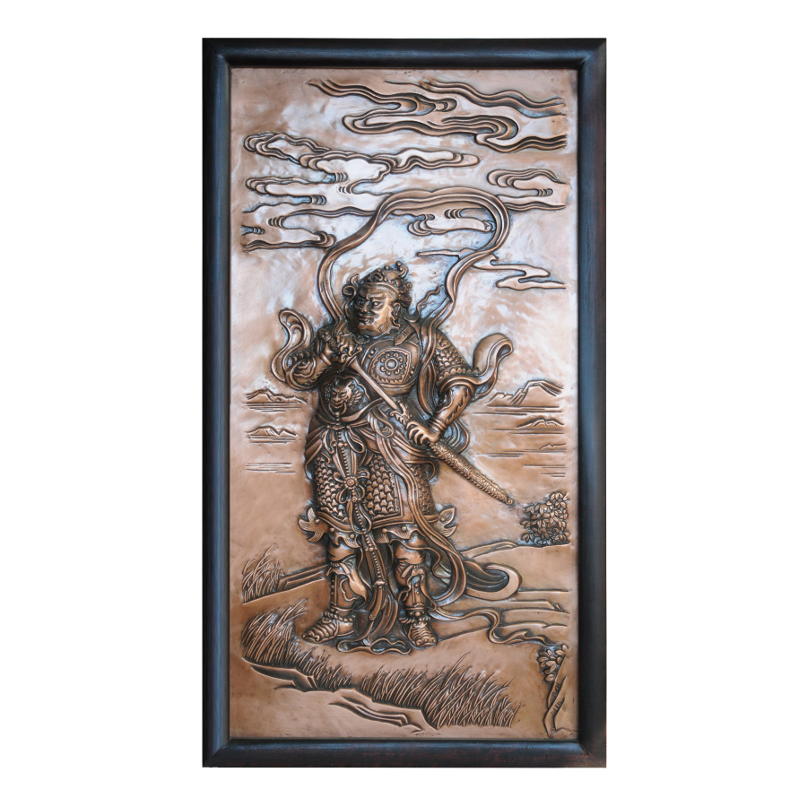 紫銅鍛鏨壁畫(huà)《風(fēng)調(diào)雨順》