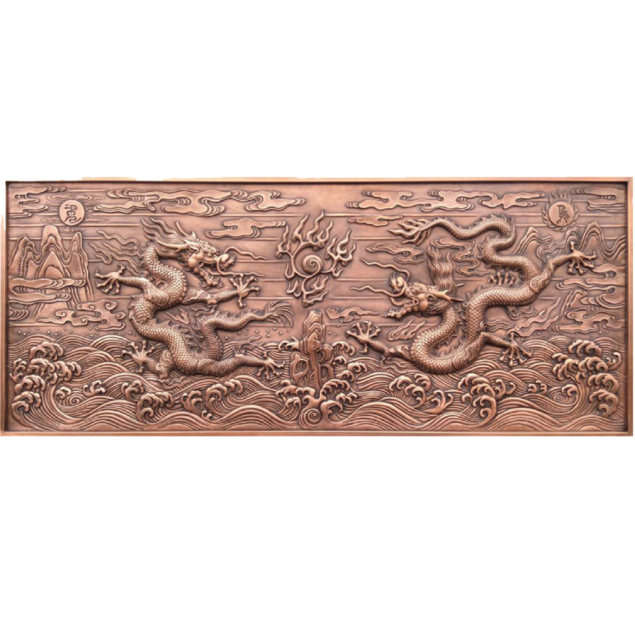 雙龍戲珠壁畫(huà)